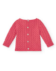 Pink Knitted Sweater for baby girl