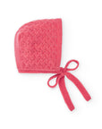 Barbie Pink Knitted Bonnet for Baby Girl