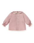 Pale Pink Cotton Blouse with Lace details