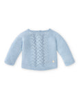 Baby Blue and White Knitted Sweater