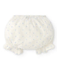 Ivory Cotton Bloomers with little blue holes
