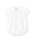 White overall for babies