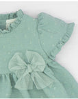 Green dress for babies