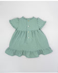 Green dress for babies