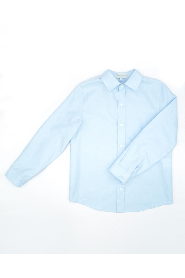 ITALIAN COLLAR OXFORD SHIRT BLUE