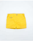 YELLOW TWILL SHORTS