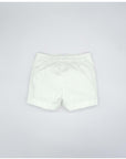 White Twill Shorts