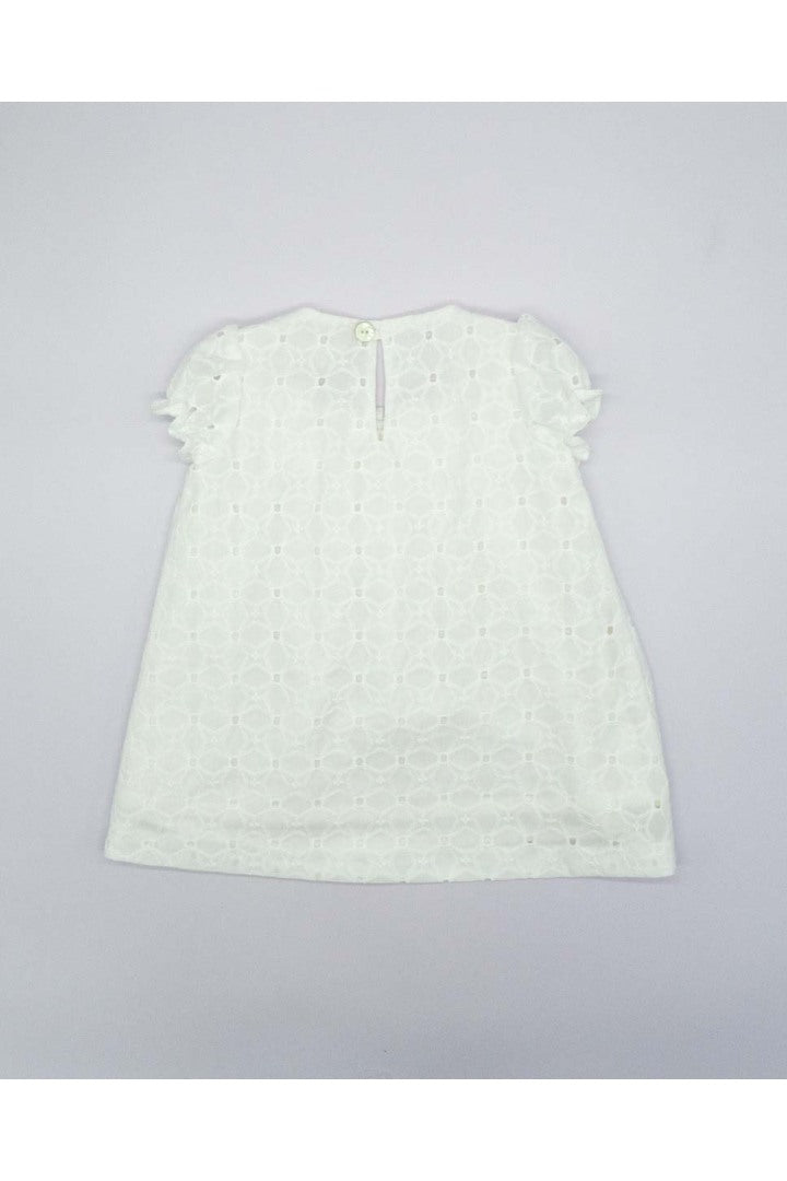 White embroidered Dress for Girls