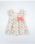Pink Floral Ruffle Dress for Baby Girl