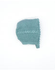 BLUE POMPOM BONNET