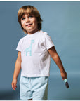 Giraffe Blue T-Shirt