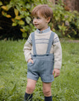 Baby Boy Blue Overall SHORT