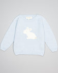 Baby jumper in cashmere with bunny