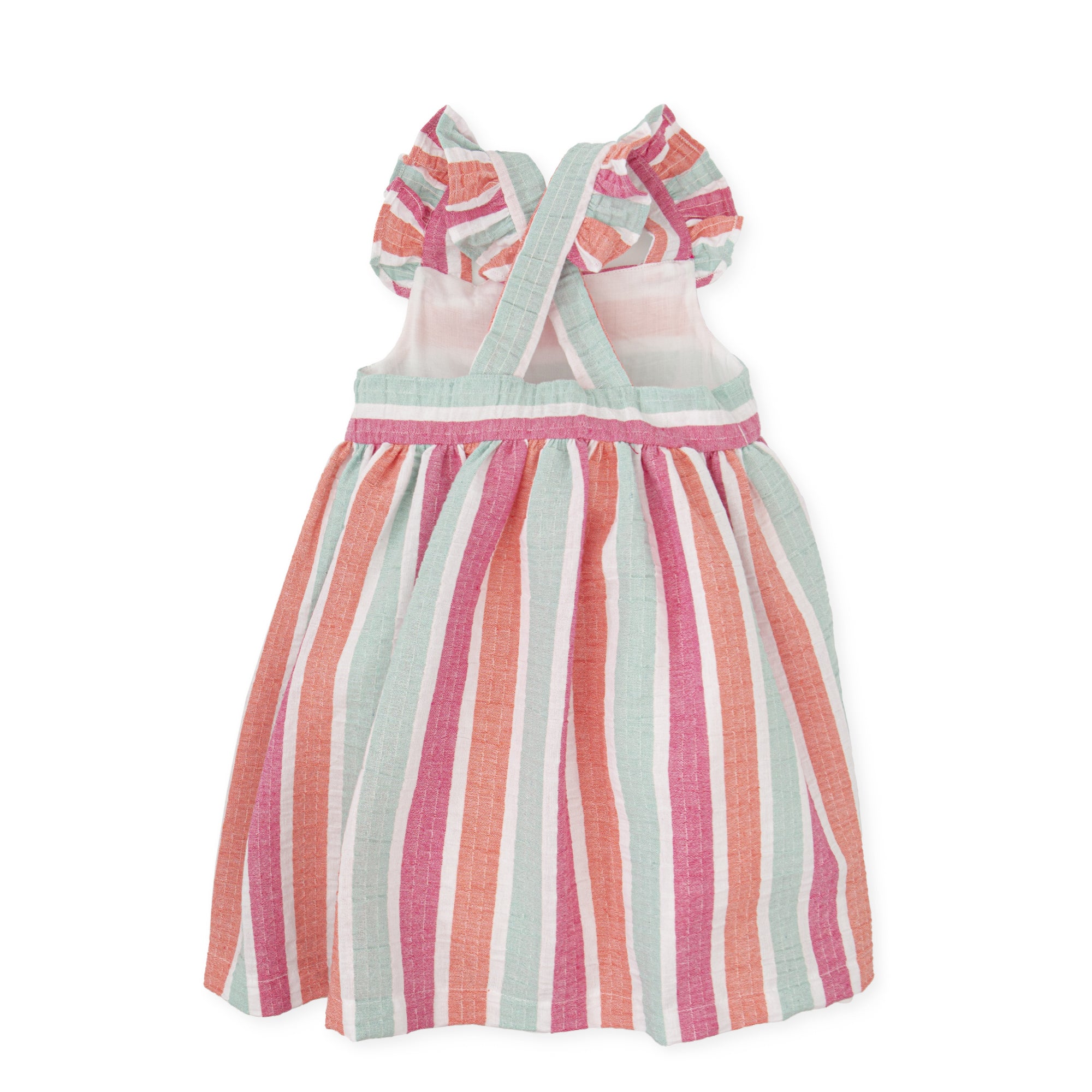 Multicolor Striped Dress for Girls