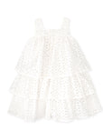 Ruffle White Wilma Dress for Girl