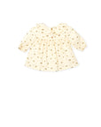 Beige Floral dress for babies