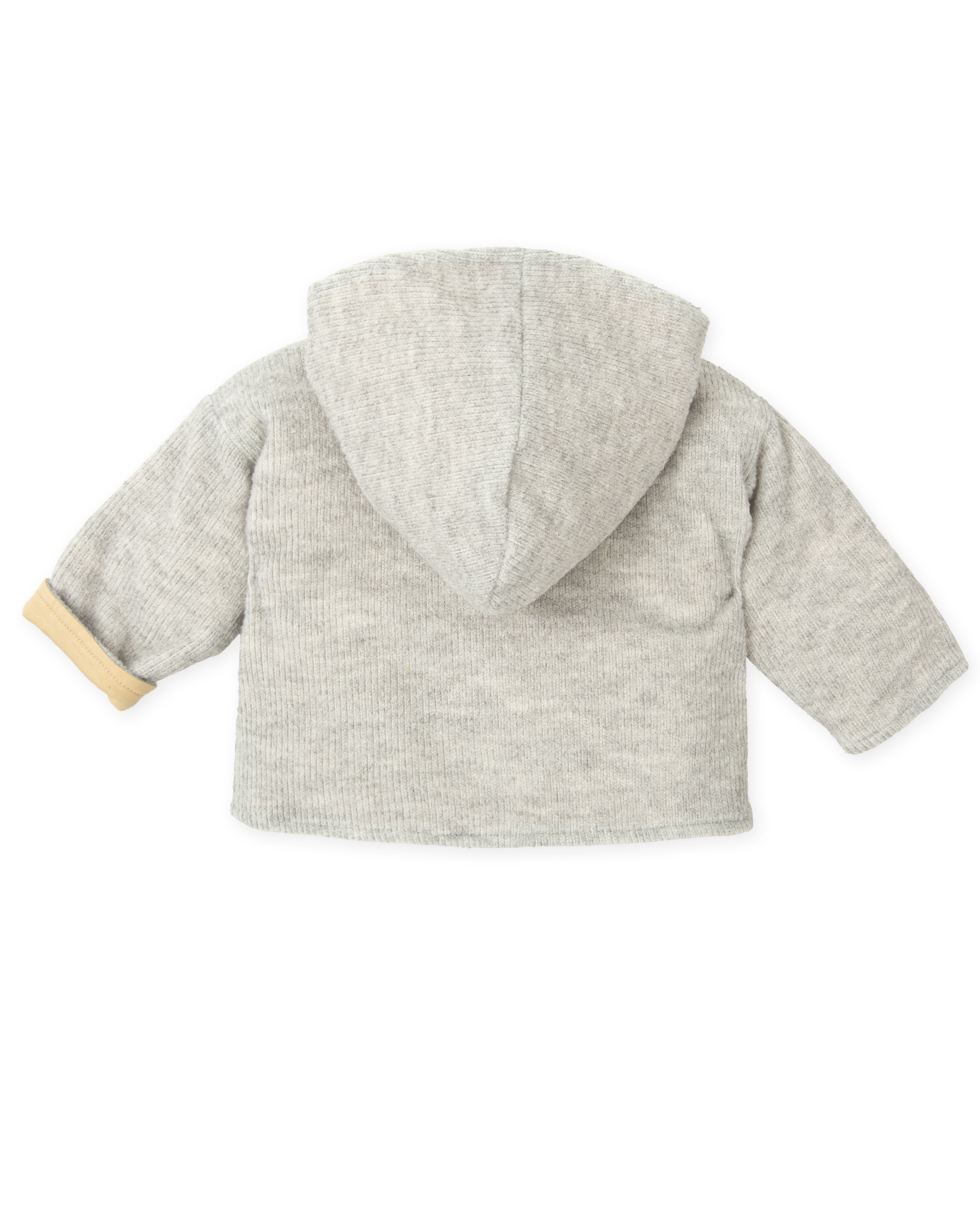 Baby Boy Hooded Coat in light grey