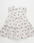 Lightweight summer floral dress for girls