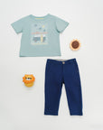 Dark blue pants for boys