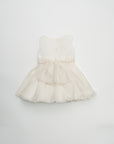 Tulle Dress for Special Occasions with pearl belt