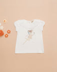 T-shirt for girls with drawing of fairy