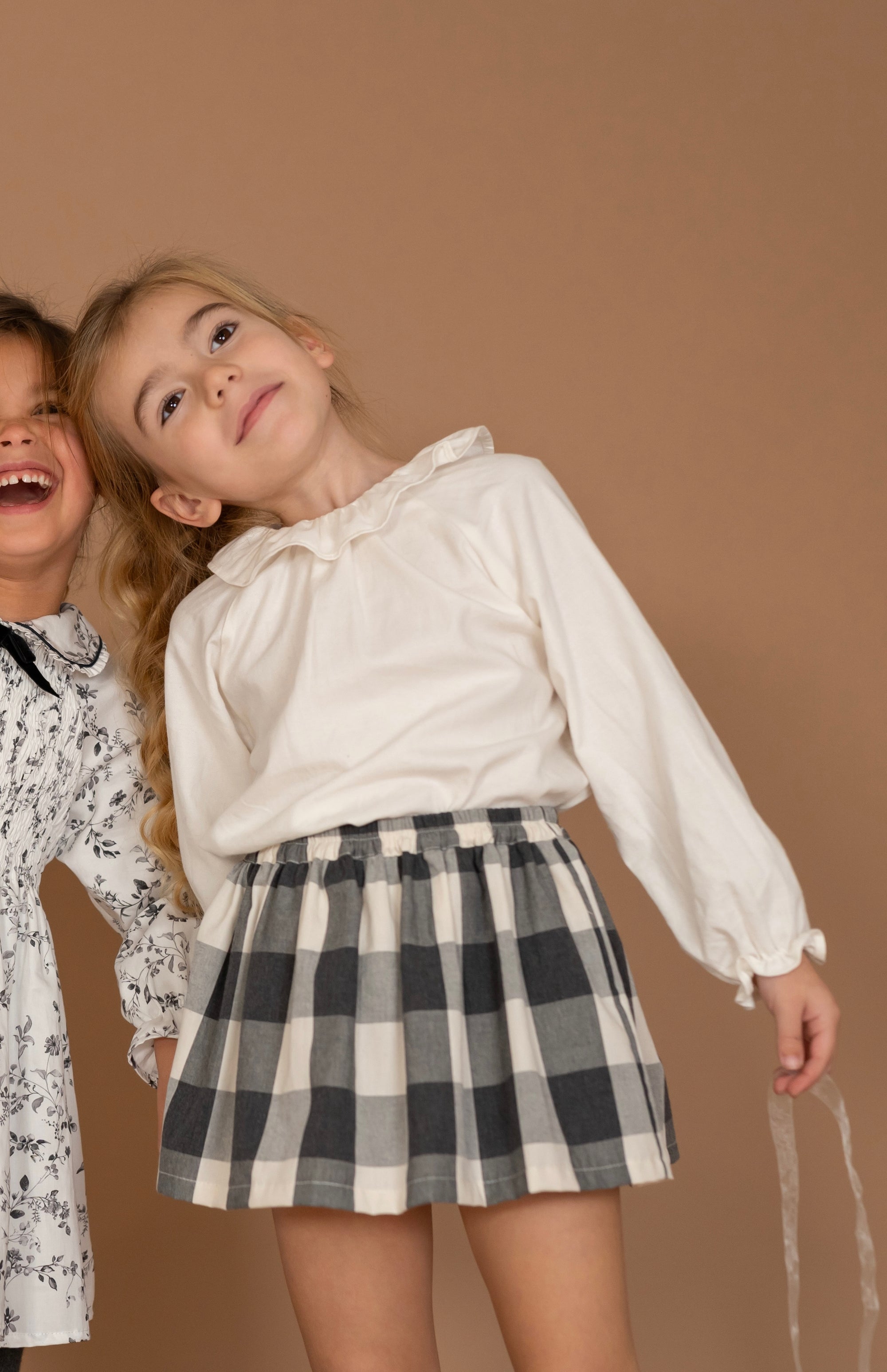 Off-White blouse for girls