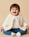 WHITE VEST FOR BABIES