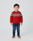 XMAS VIBE RED PULLOVER