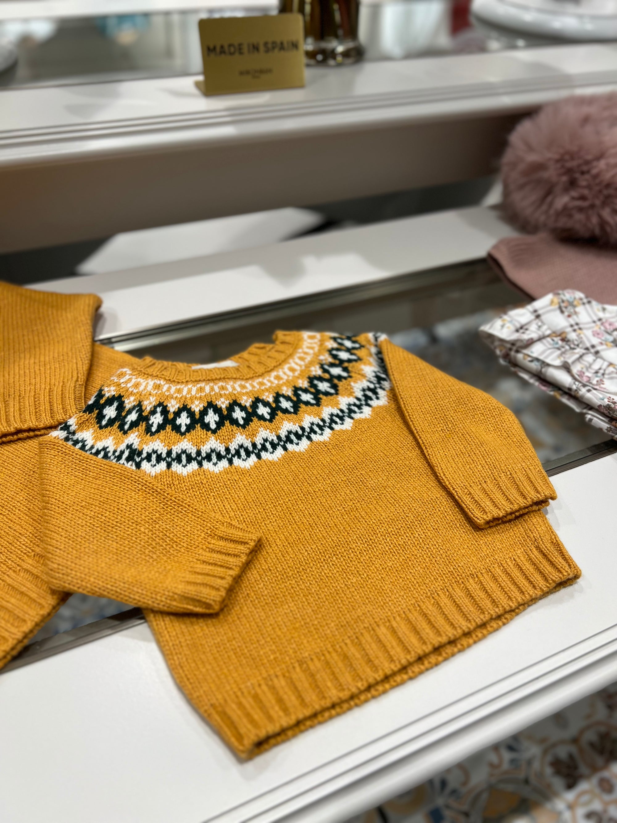 Mustard Sweater for Boys