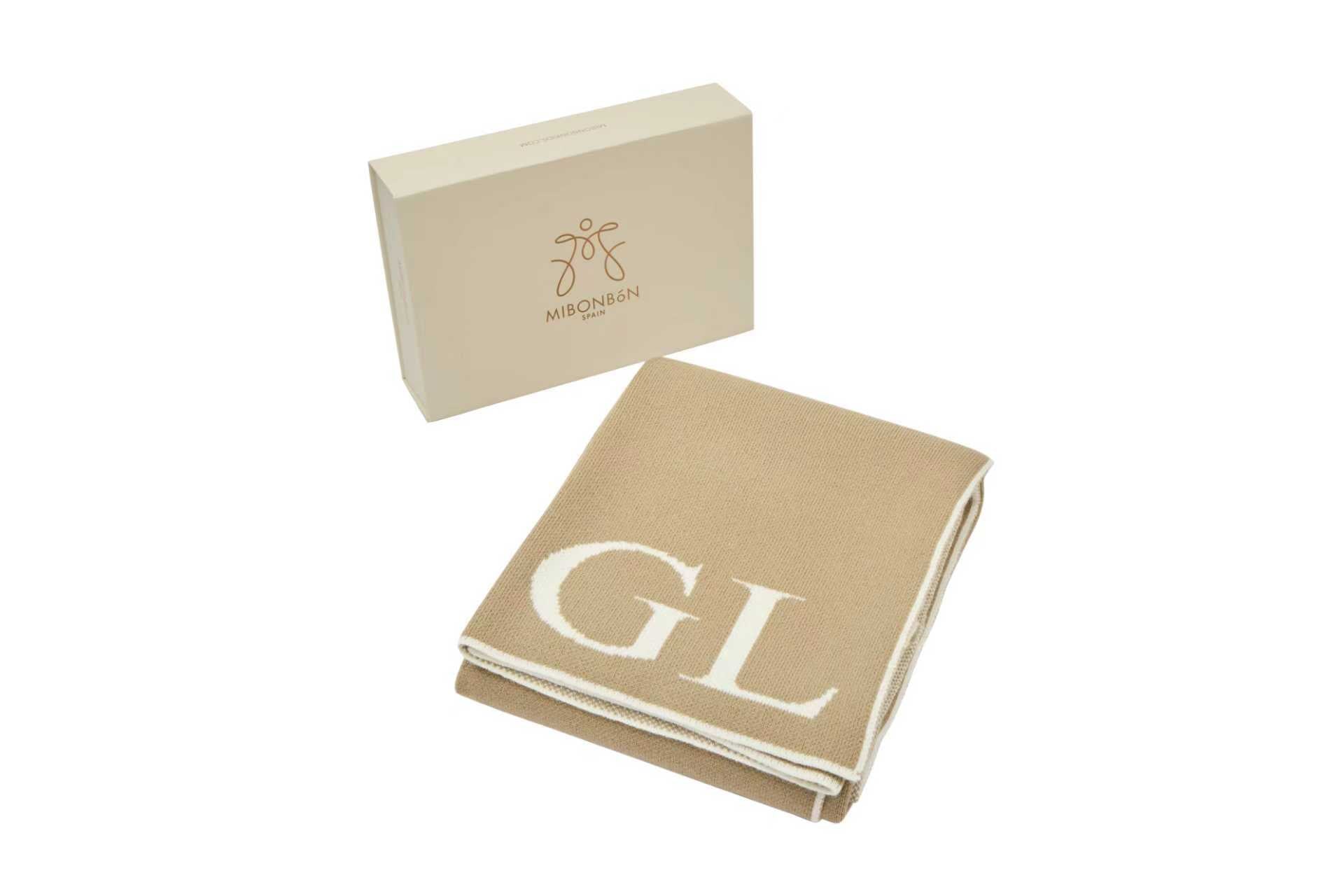 Light Brown MIBONBóN Personalised Shawl