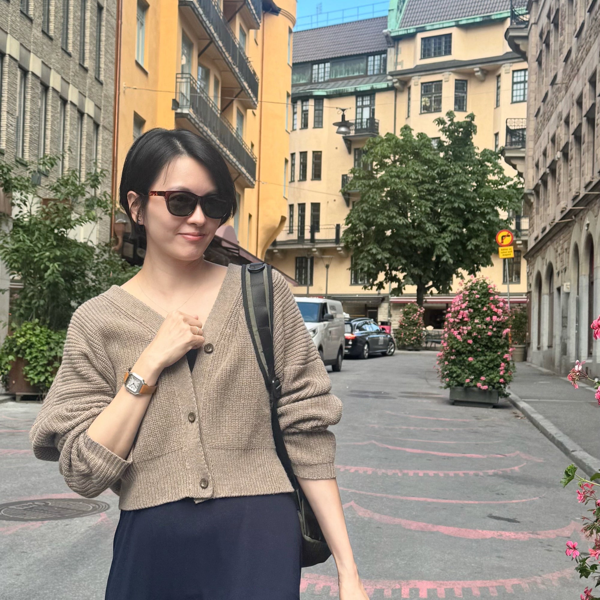 Light Brown MIBONBóN Cardigan for Adults