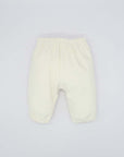 Ivory Trousers with Ruffle Pockets