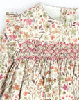 Baby Dress with Fuchsia Flowers