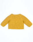 Mustard Knitted Cardigan for Baby Girl