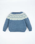 Blue Jacquard George Sweater for Boys