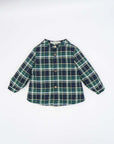 Dark Green & Blue Checked Shirt