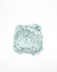 Blue Floral Bloomers with Bow