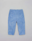 BLUE CORDUROY PANTS WITH POCKETS