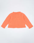 Orange Knitted Cardigan in ORGANIC Cotton