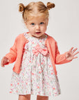 Orange Knitted Cardigan in ORGANIC Cotton