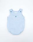 Blue Striped Romper Suit
