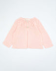 Organic Cotton Pink Knitted Cardigan