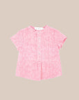 Red shirt in short sleeve for boys