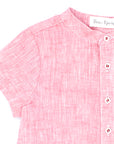Red shirt in short sleeve for boys