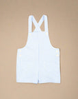 Blue gingham overalls