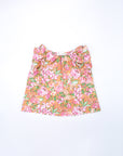 Ocher pink flower blouse