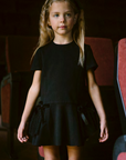 Girl Black Ruffle Dress