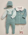 Green Printed Blouse for babies