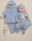 BABY Blue cotton Parka