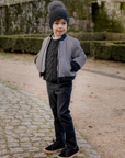Black Solid Trousers for boys